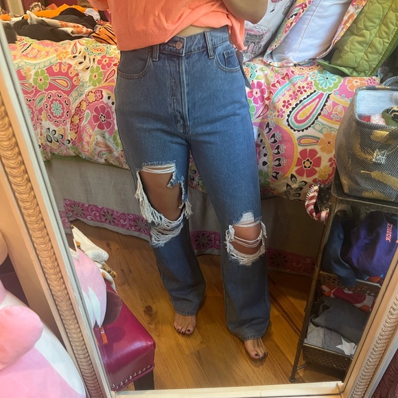 Cello Jeans | Distressed Jeans | Size 5 Cello Jeans | High Rise Dad Jean - Picture 5 of 11